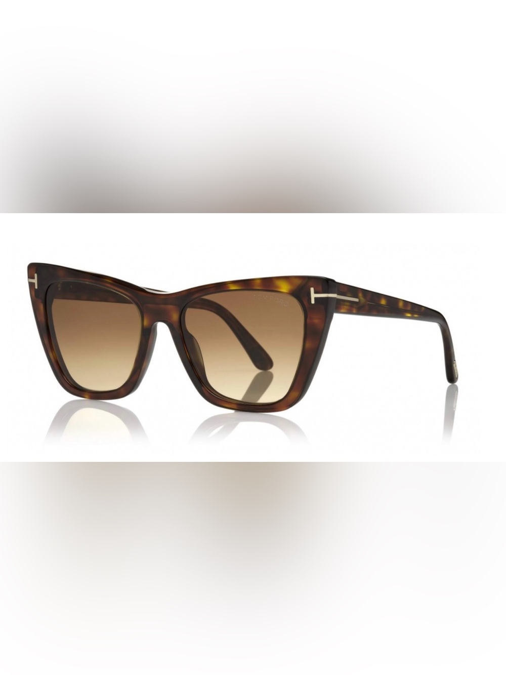 Tom Ford - Poppy Sunglasses - Cat-Eye Sunglasses - Dark Havana - FT0846